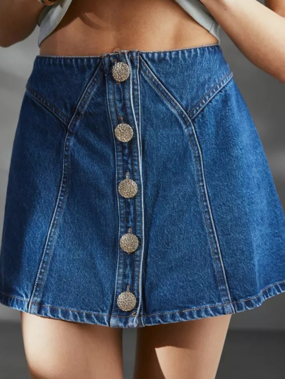 Asos Denim Mini Skirt